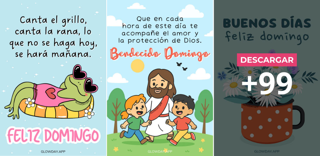 100+ Mensajes de Buenos Días y Feliz Domingo para Compartir